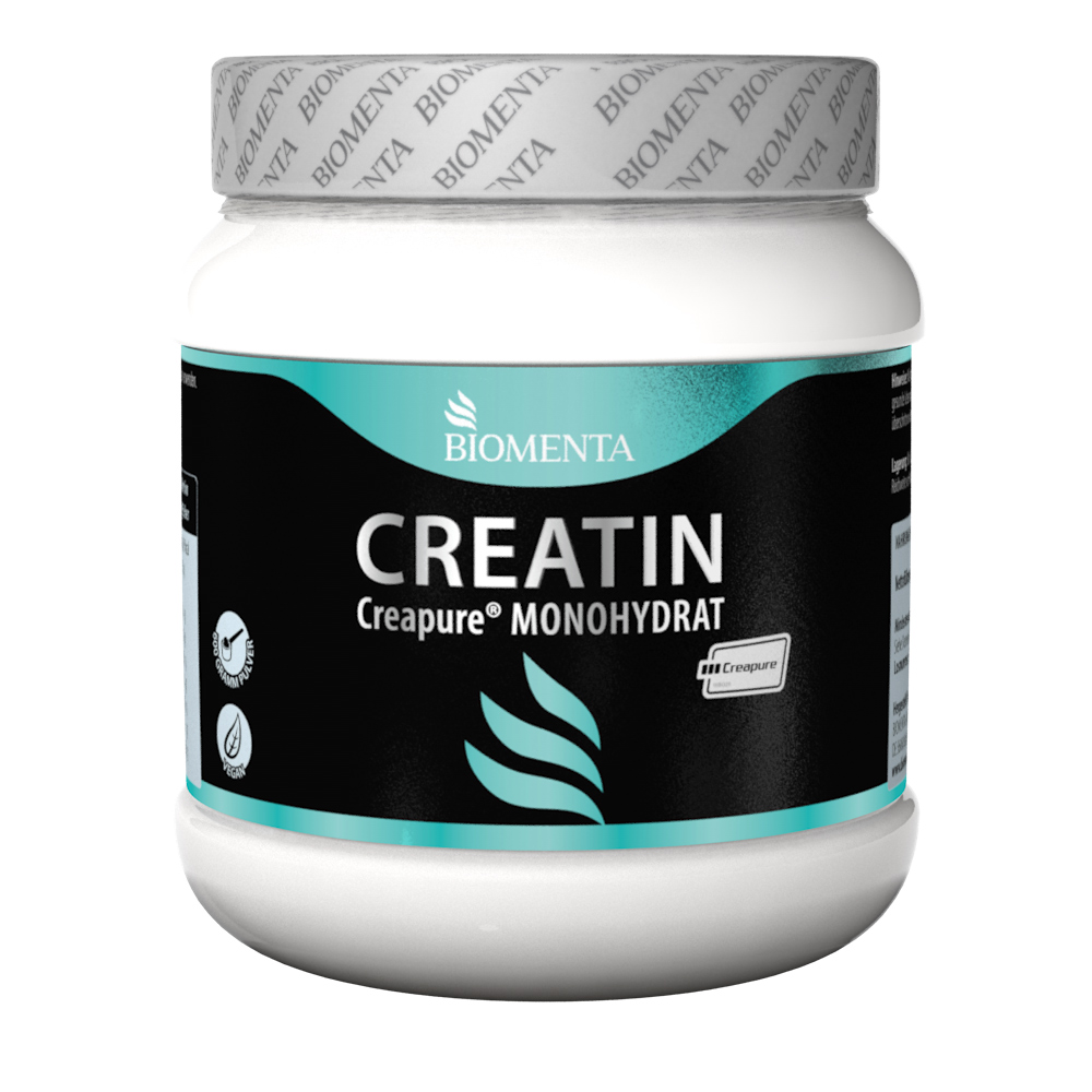 Creatin Monohydrat (Creapure®) – 1.000 g Pulver – vegan von BIOMENTA Creatin Monohydrat (Creapure®) – 1.000 g Pulver – vegan von BIOMENTA