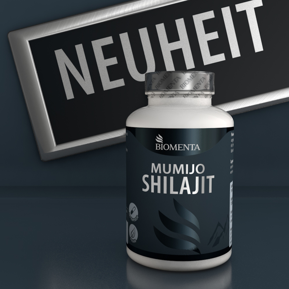Hochwertige Mumijo Shilajit Komplex von BIOMENTA Hochwertige Mumijo Shilajit Komplex von BIOMENTA